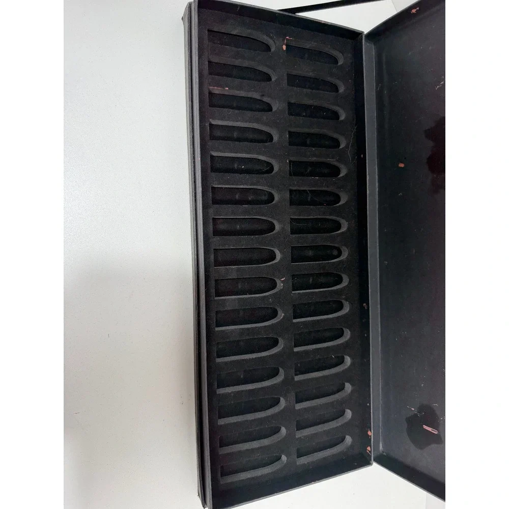 MAC Matte Lipstick Collection Empty Storage Box Case for 24 Mini Lipsticks Black
